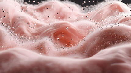 Fototapeta premium Pink Swirling Cloud Abstract Background