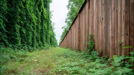 A verdant alley of whispered dreams disappears, perfect for Hedgehog Day musings or Green Man mythology revelry