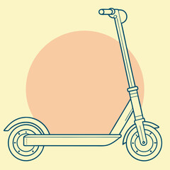 Electric Scooter Vector Set &mdash; Modern Urban Mobility Illustration Pack