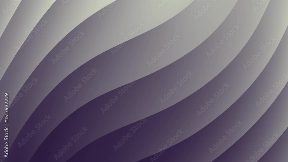 Poster abstract image with smooth, flowing wavy lines creating a modern, elegant pattern in shades of gray 