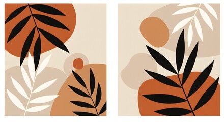 Abstract Botanical Art Prints