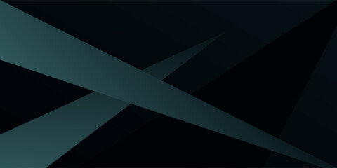 Modern black dark blue white abstract background. Minimal. Color gradient. Web banner. Geometric shape. 3d effect. Lines stripes triangles. Design. Futuristic. Metal metallic effect. Luxury. Premium.