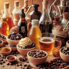 and Flavorings Sweet syrups used to