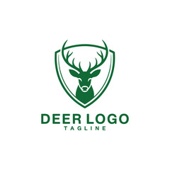 Fototapeta premium Deer Logo Design Vector, Unique and Professional Deer Logo Design.