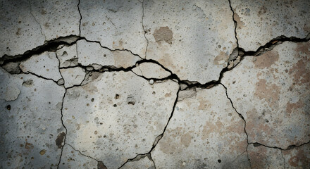 Obraz premium old cracked concrete wall