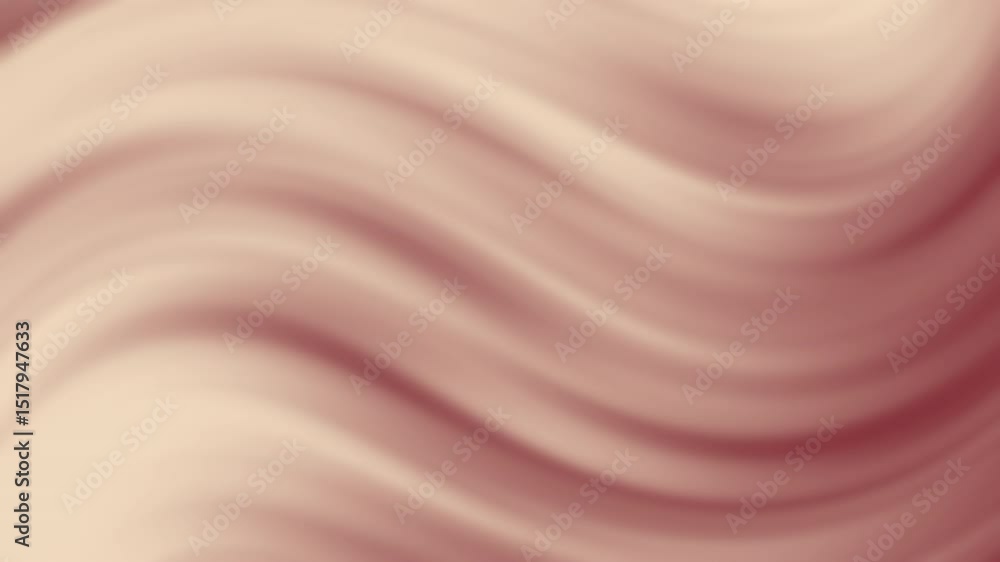 Aufkleber soft, wavy abstract background in muted pink and beige tones with a smooth, flowing texture, abstrac