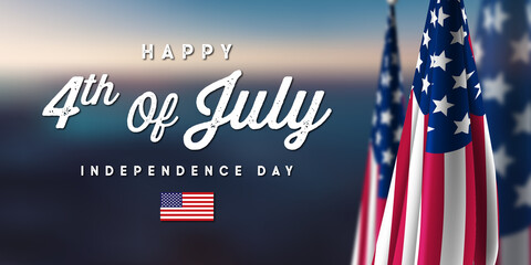 Happy 4th of July USA Background