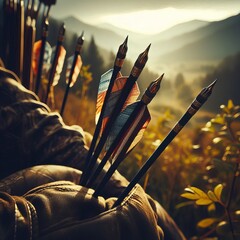 Close a hunter s arrow