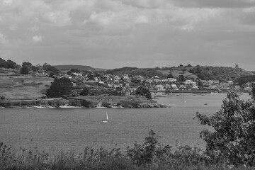 falmouth an der küste von Cornwall in England