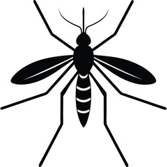 mosquito design plain background
