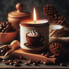 Coffee to the cozy atmosphere