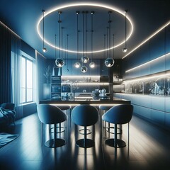 Cool Blue and contemporary aesthetic