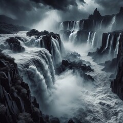 Dark churning and sound