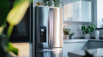 Modern kitchen appliance showcase contemporary home interior photography bright environment close-up view culinary inspiration