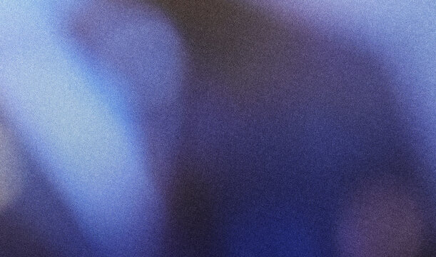 Blue and white tones, distorted against a blue gradient backdrop, featuring a grainy noise texture, suitable for a web banner or poster design.