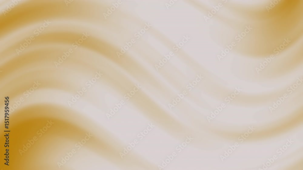 Poster soft golden waves create an abstract, flowing, and serene background with subtle gradient tones, abs