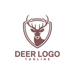 Obraz premium Deer Logo Design Vector, Unique and Professional Deer Logo Design.