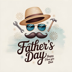 happy fathers day wishes card 