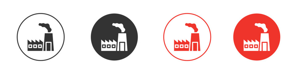 Industry icon for logo, vector sign symbol for design