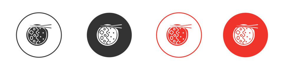 Kare raisu icon for logo, vector sign symbol for design