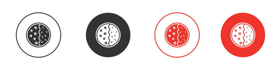 Kare raisu icon for logo, vector sign symbol for design