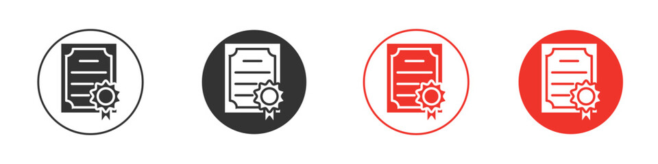 License icon for logo, vector sign symbol for design