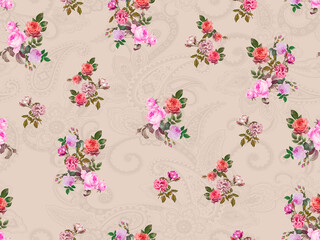Flowers pattern allover pattern all over abstract pattern