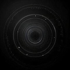 Light effects art on a black background	
