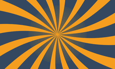 bold orange and blue spiral background image for design. dynamic radial stripes pattern for creative art, modern decor, and digital project inspiration