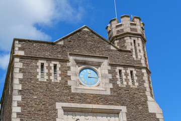 Falmouth und die Landschaft von Cornwall in England