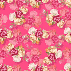 Flowers pattern allover pattern all over abstract pattern