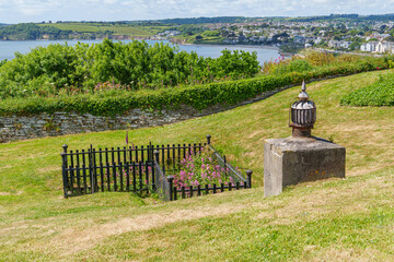 Falmouth und die Landschaft von Cornwall in England