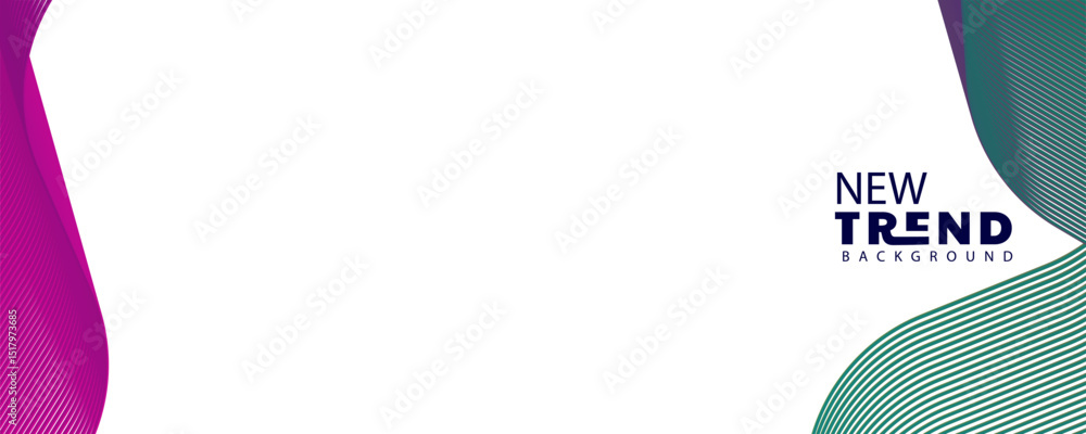 Poster gradient color , wave line abstract background, abstract waving line particle technology background