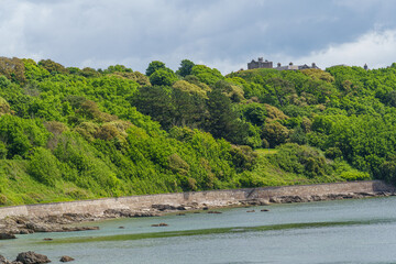Falmouth und die Landschaft von Cornwall in England