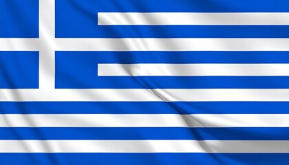 greece flag looping animation