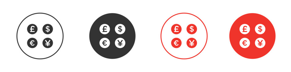 Money icon for logo, vector sign symbol for design