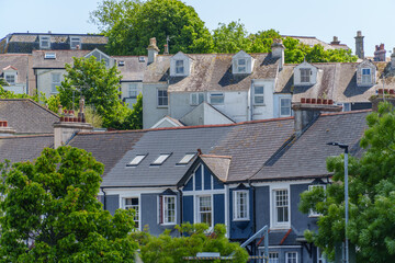 falmouth an der küste von Cornwall in England