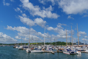 Fototapeta premium Die Stadt Falmouth in cornwall