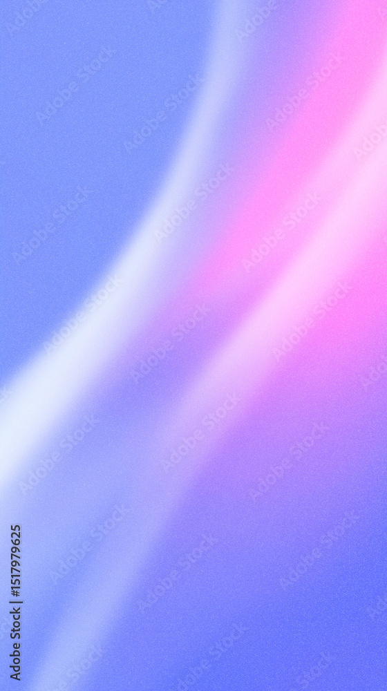 Poster abstract background featuring smooth flowing lines in shades of blue and pink, creating a serene and