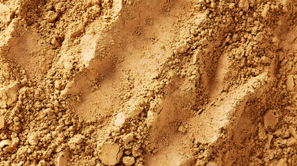 Fototapeta premium Closeup View Of Beige Powder Texture