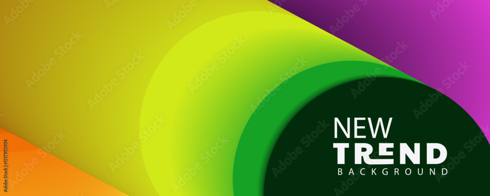 Poster 3d abstract background ,4k landing page template - abstract dynamic, modern, futuristic, multi color