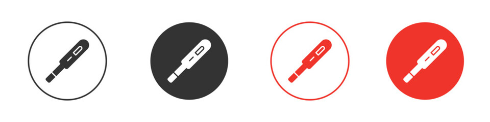 Pregnancy test icon for logo, vector sign symbol for design