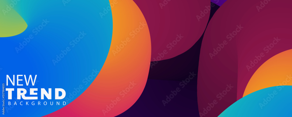 Poster 3d abstract background ,4k landing page template - abstract dynamic, modern, futuristic, multi color