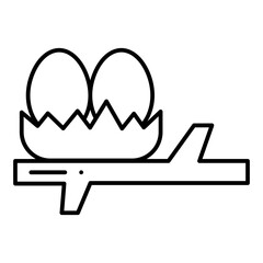 Nest line icon