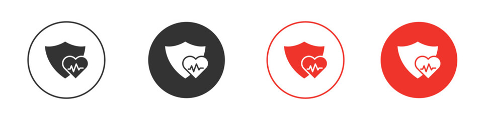Protection from attack icon for logo, vector sign symbol for design