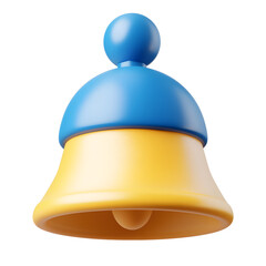 3d golden bell