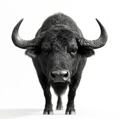 Photo of Buffalo Isolated on white background