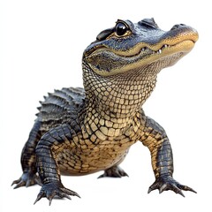 Photo of Caiman Isolated on white background