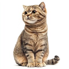 Photo of Cat Isolated on white background