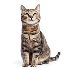 Photo of Cat Isolated on white background